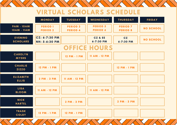 VS Schedule